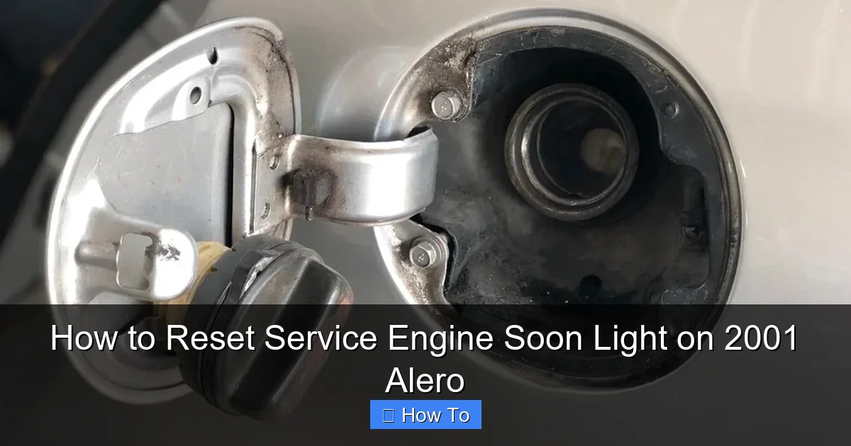 How to Reset Service Engine Soon Light on 2001 Alero