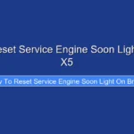 How to Reset Service Engine Soon Light on Bmw X5