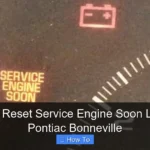 How to Reset Service Engine Soon Light on Pontiac Bonneville