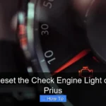 How to Reset the Check Engine Light on A2008 Prius