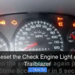 How to Reset the Check Engine Light on Chevy Trailblazer
