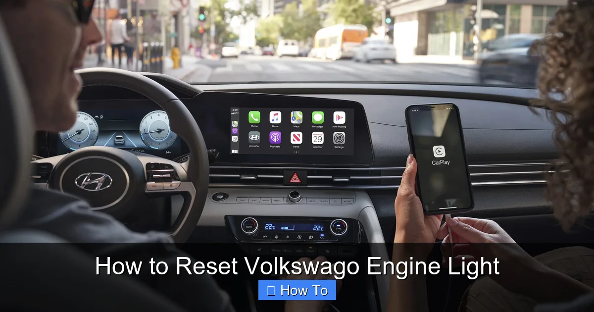 How to Reset Volkswago Engine Light
