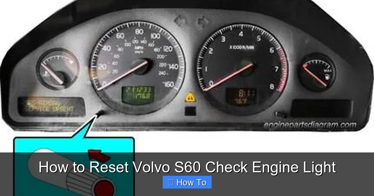 How to Reset Volvo S60 Check Engine Light