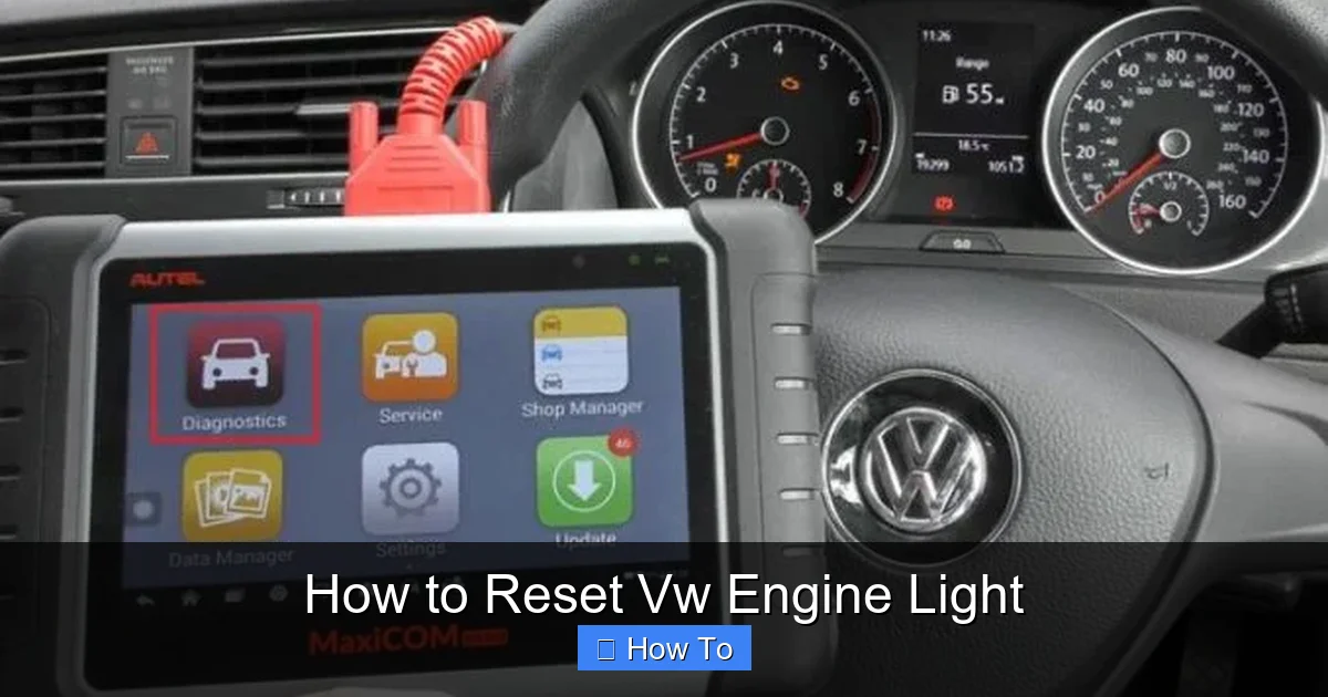 How to Reset Vw Engine Light
