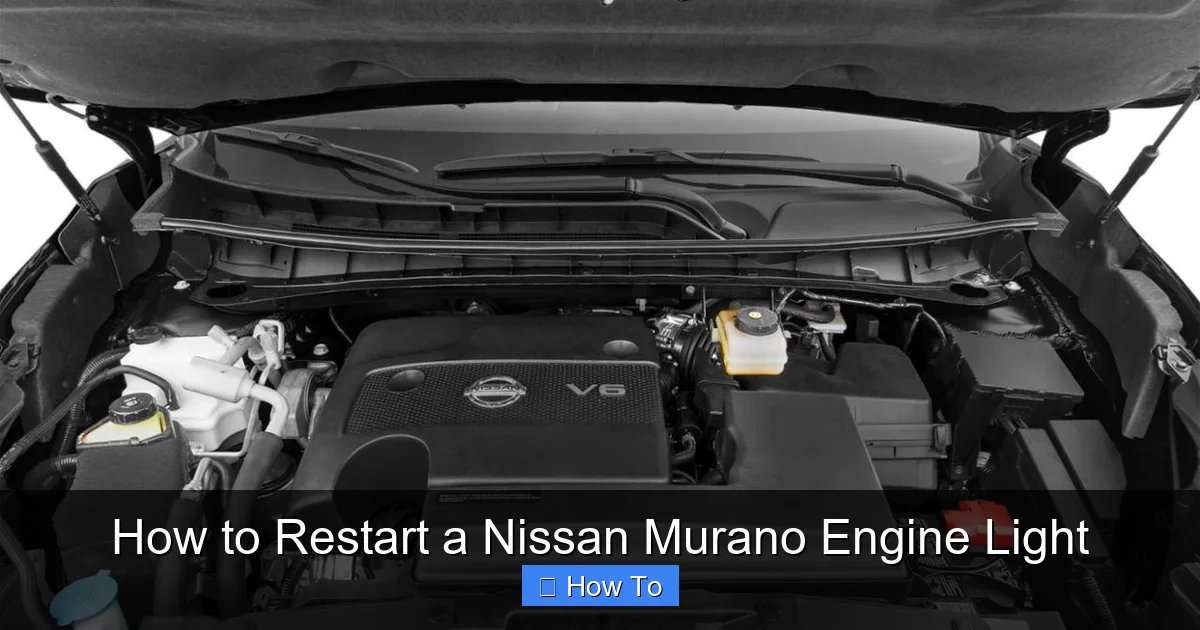 How to Restart a Nissan Murano Engine Light
