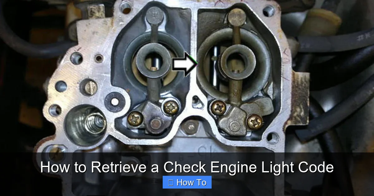 How to Retrieve a Check Engine Light Code