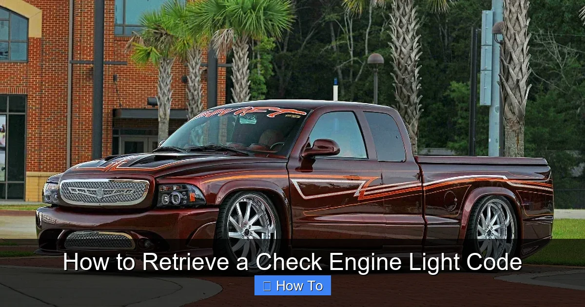 How to Retrieve a Check Engine Light Code