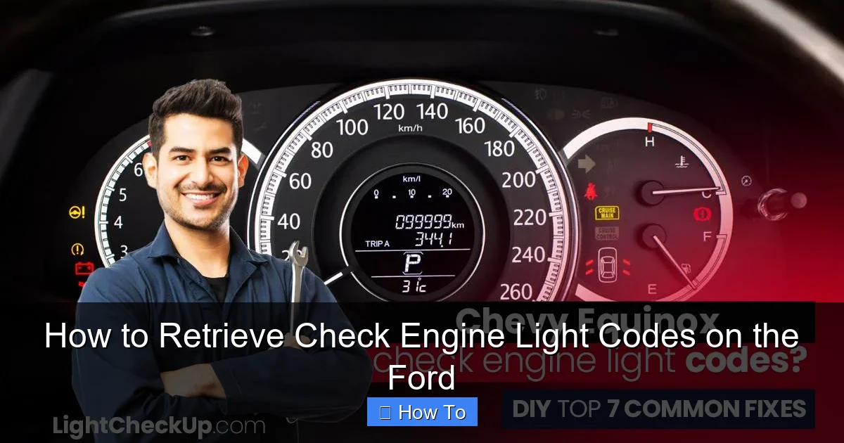 How to Retrieve Check Engine Light Codes on the Ford