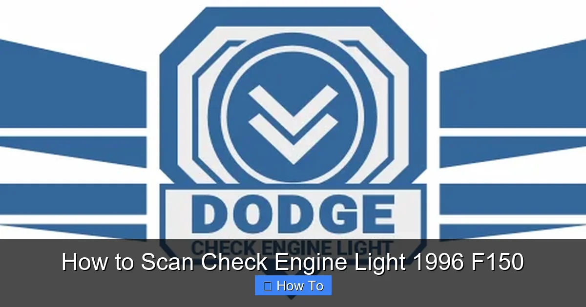 How to Scan Check Engine Light 1996 F150