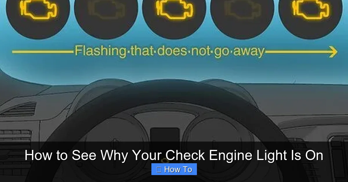 How to See Why Your Check Engine Light Is On