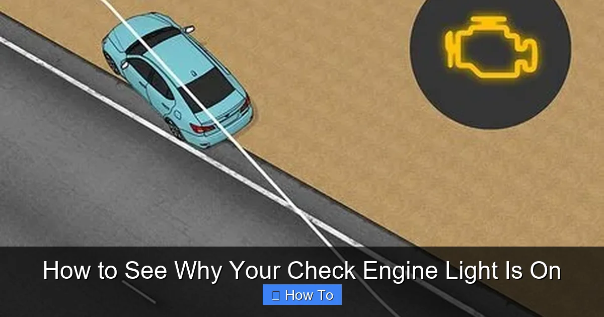 How to See Why Your Check Engine Light Is On