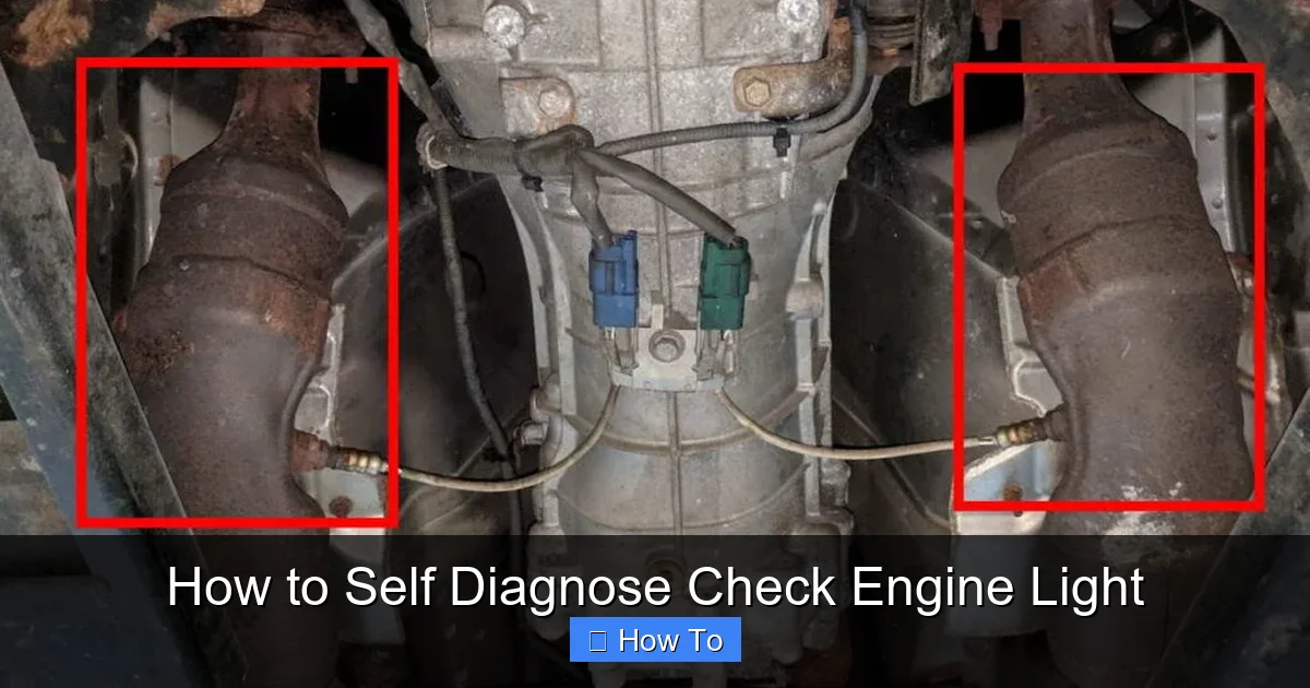 How to Self Diagnose Check Engine Light