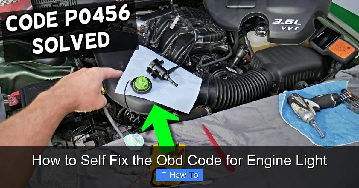 How to Self Fix the Obd Code for Engine Light