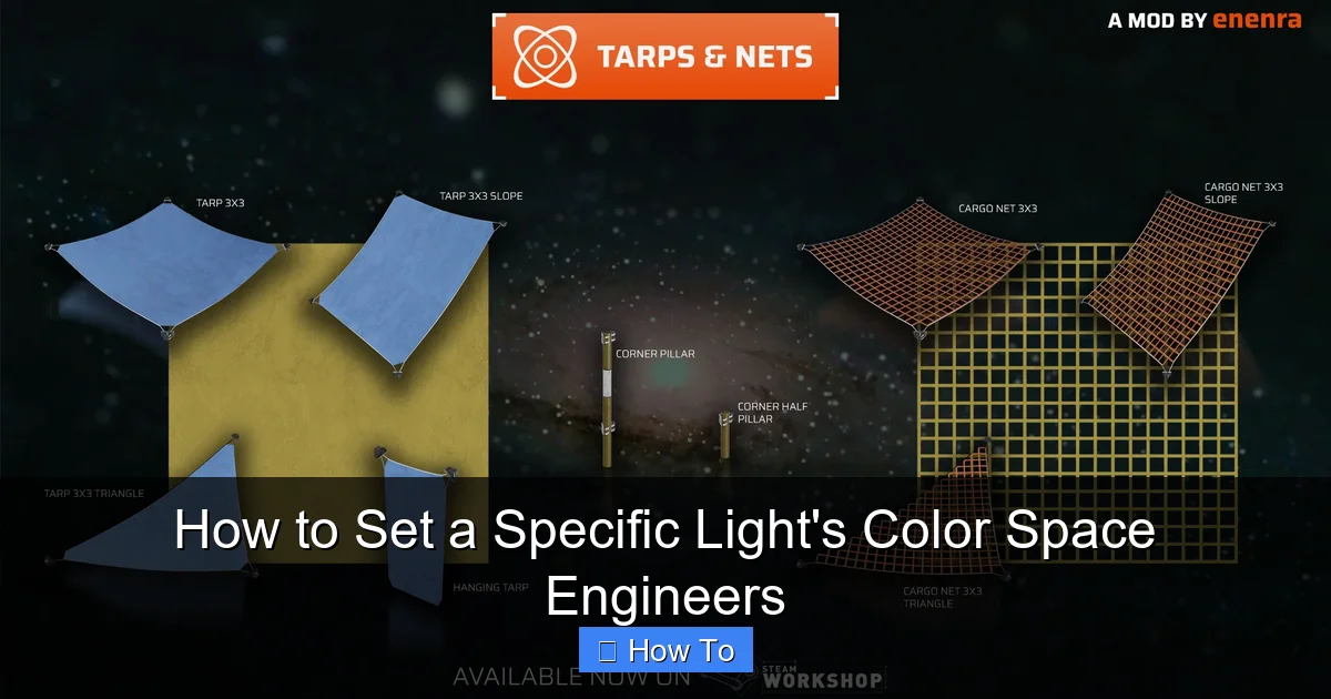 How to Set a Specific Light's Color Space Engineers