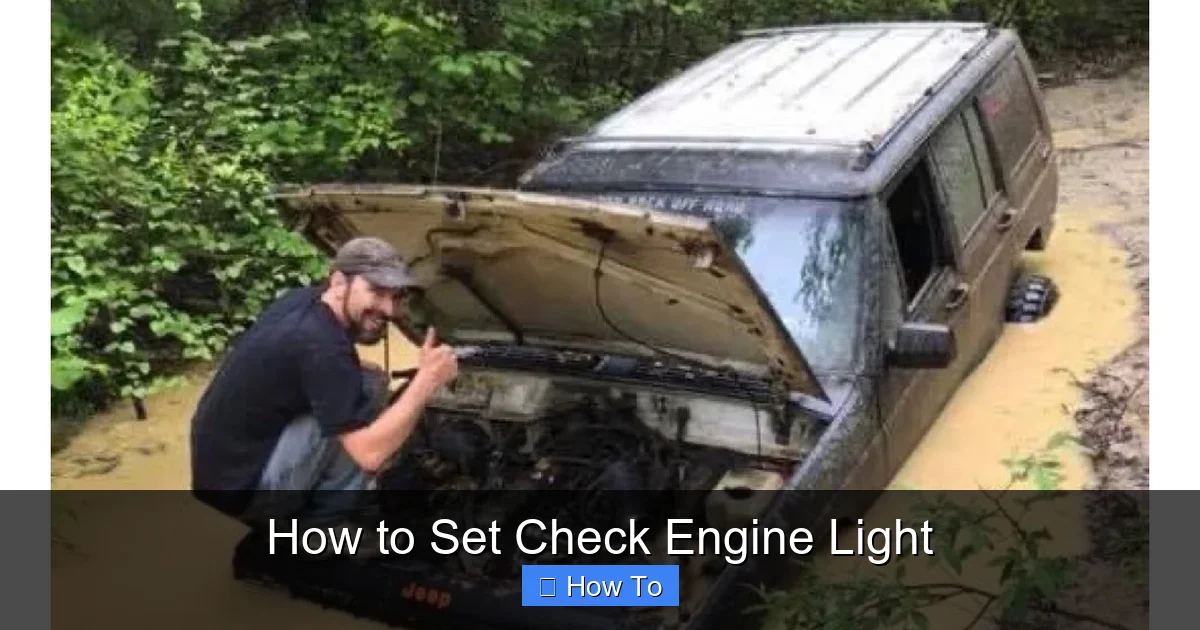 How to Set Check Engine Light