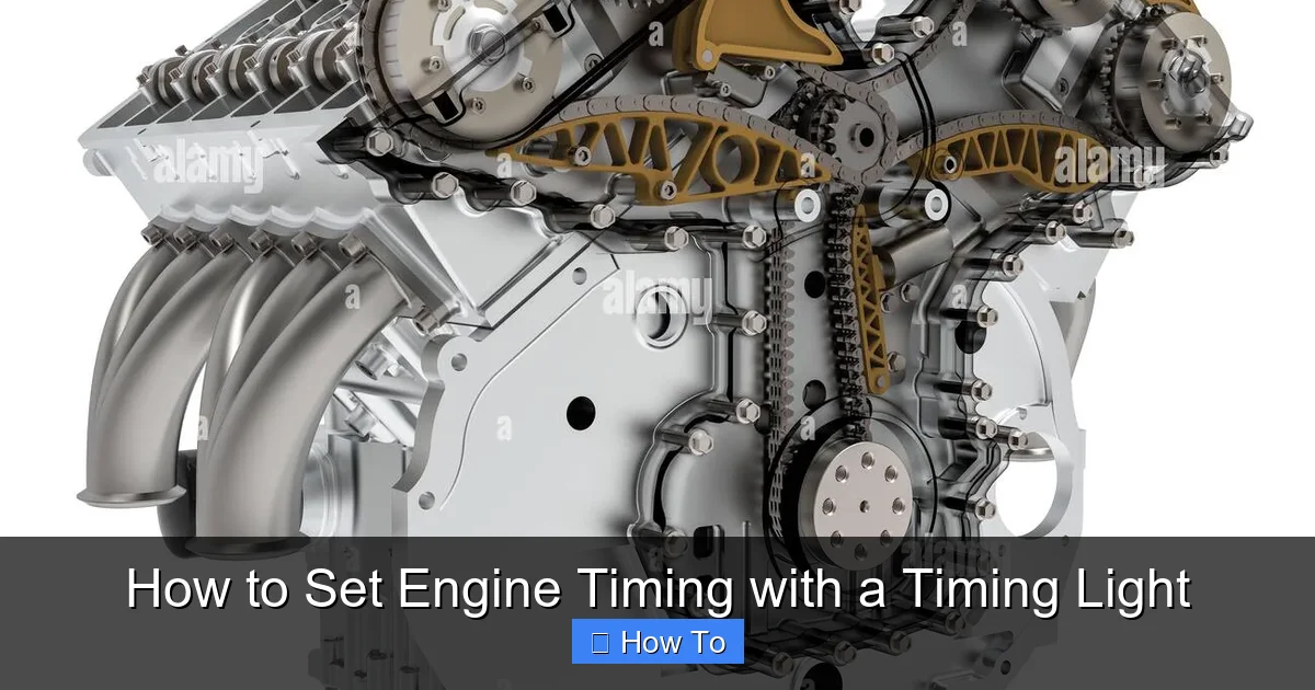 How to Set Engine Timing with a Timing Light