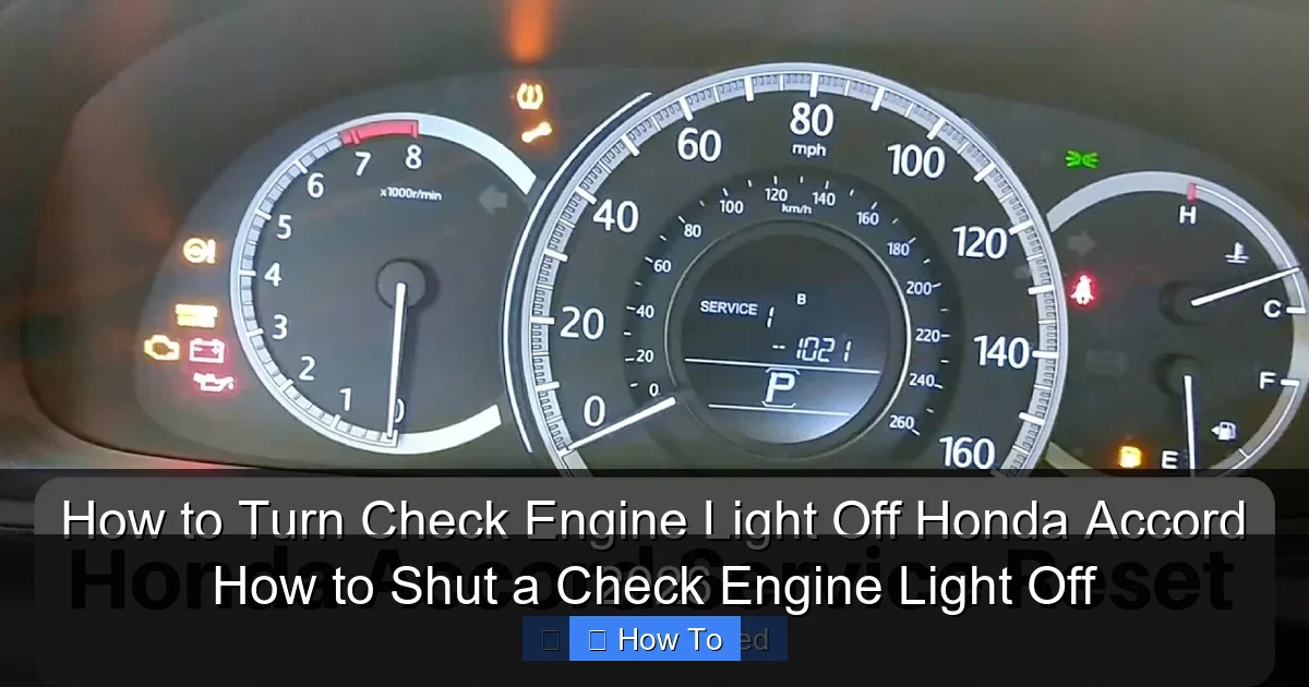 How to Shut a Check Engine Light Off