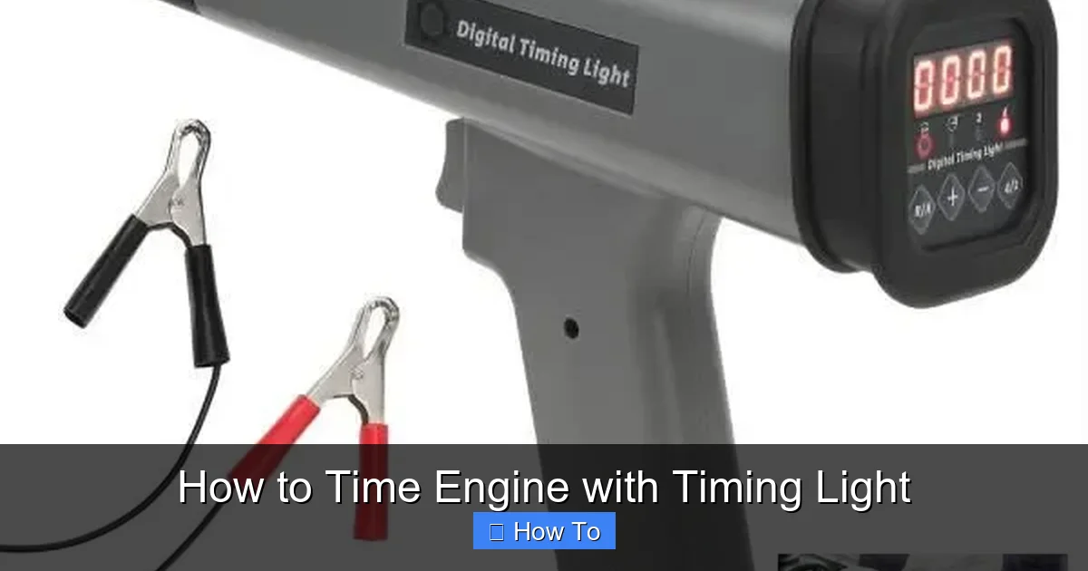 How to Time Engine with Timing Light