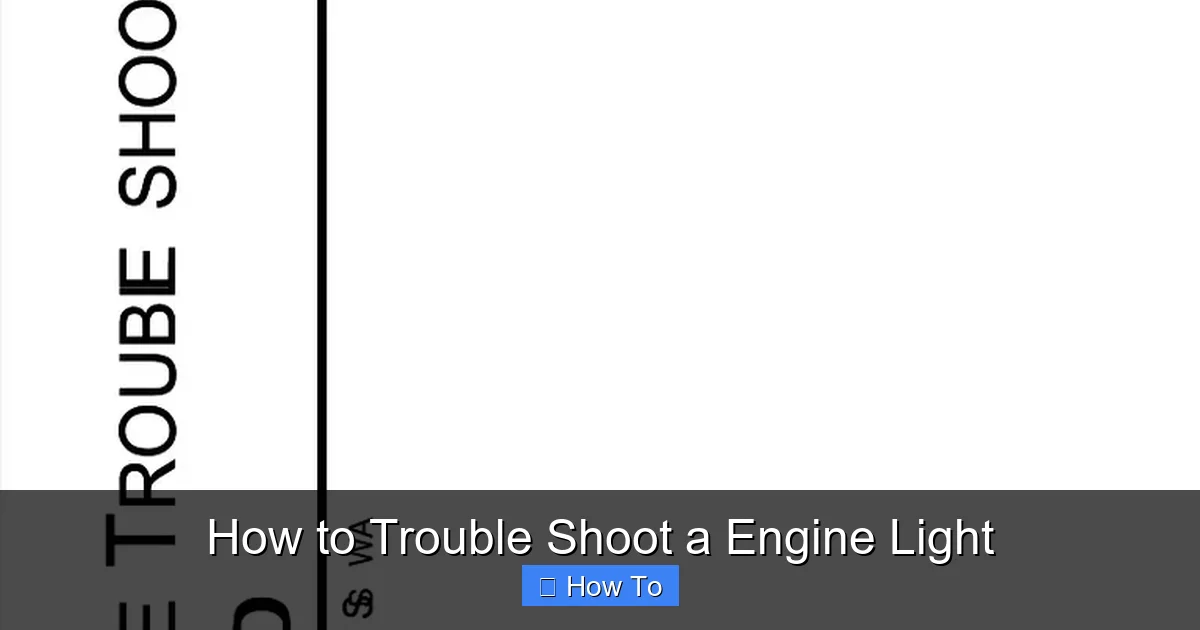 How to Trouble Shoot a Engine Light