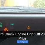 How to Turn Check Engine Light Off 2008 Toyota Prius