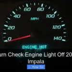 How to Turn Check Engine Light Off 2012 Chevy Impala