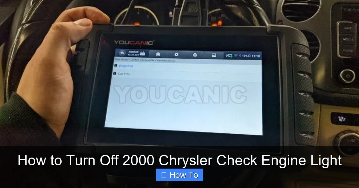 How to Turn Off 2000 Chrysler Check Engine Light