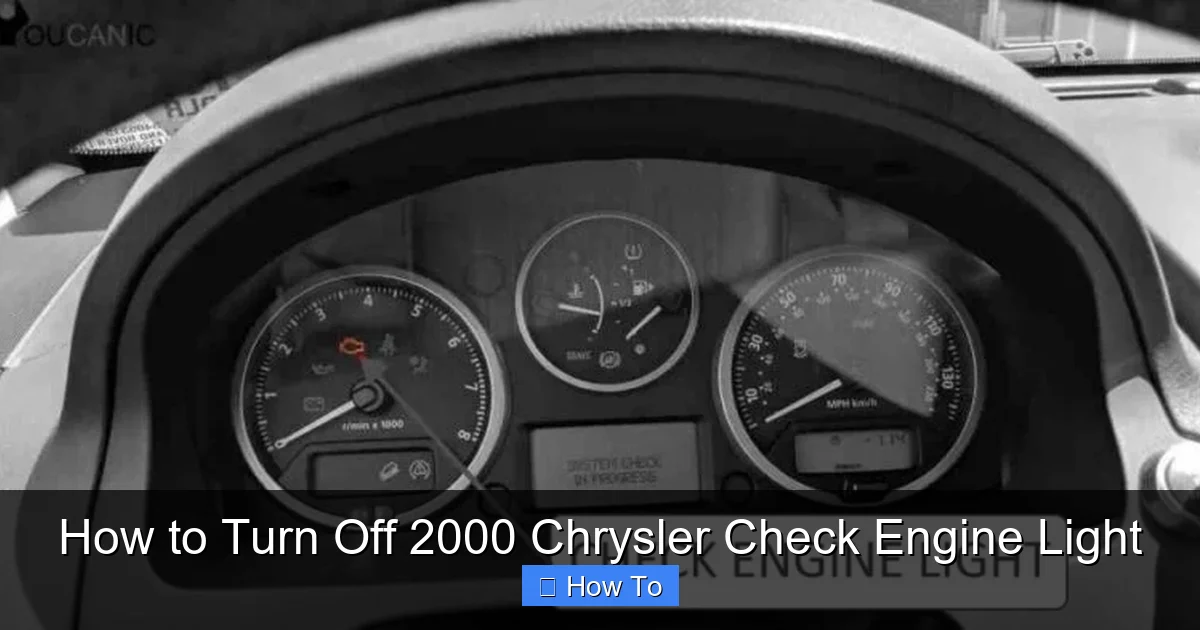 How to Turn Off 2000 Chrysler Check Engine Light
