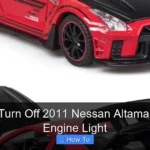 How to Turn Off 2011 Nessan Altama Service Engine Light