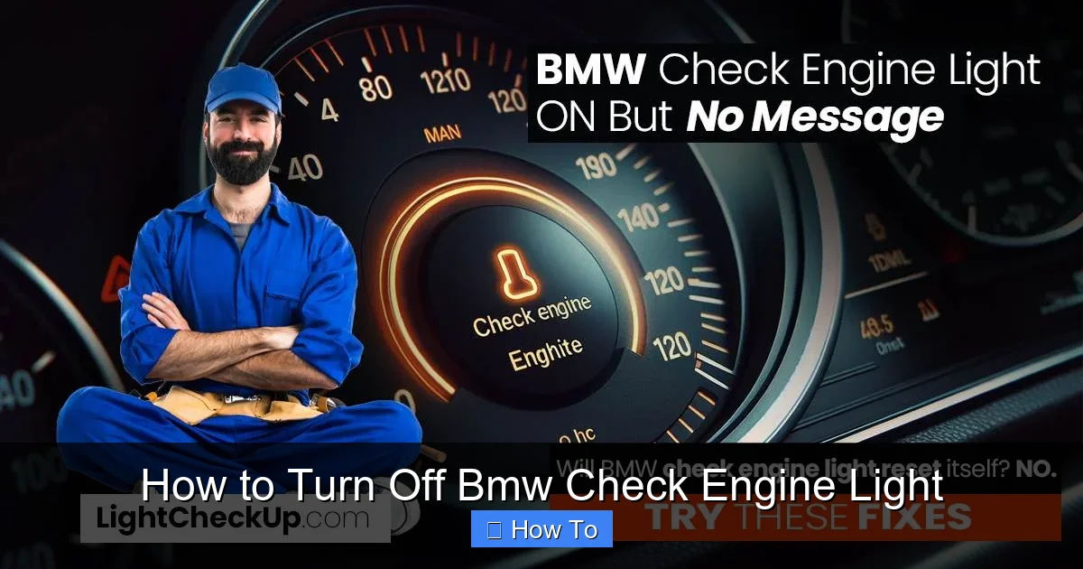 How to Turn Off Bmw Check Engine Light