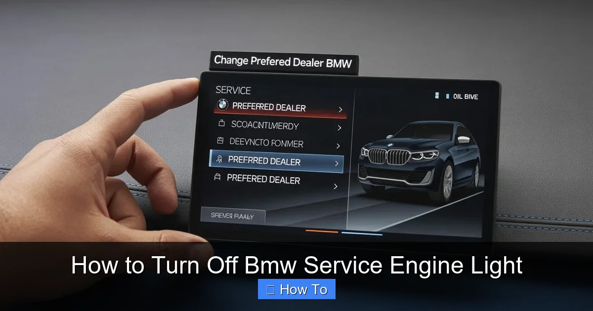 How to Turn Off Bmw Service Engine Light
