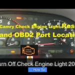 How to Turn Off Check Engine Light 2003 Camry