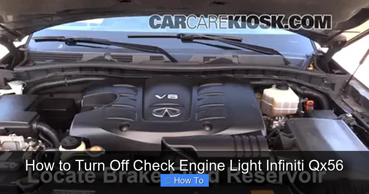 How to Turn Off Check Engine Light Infiniti Qx56