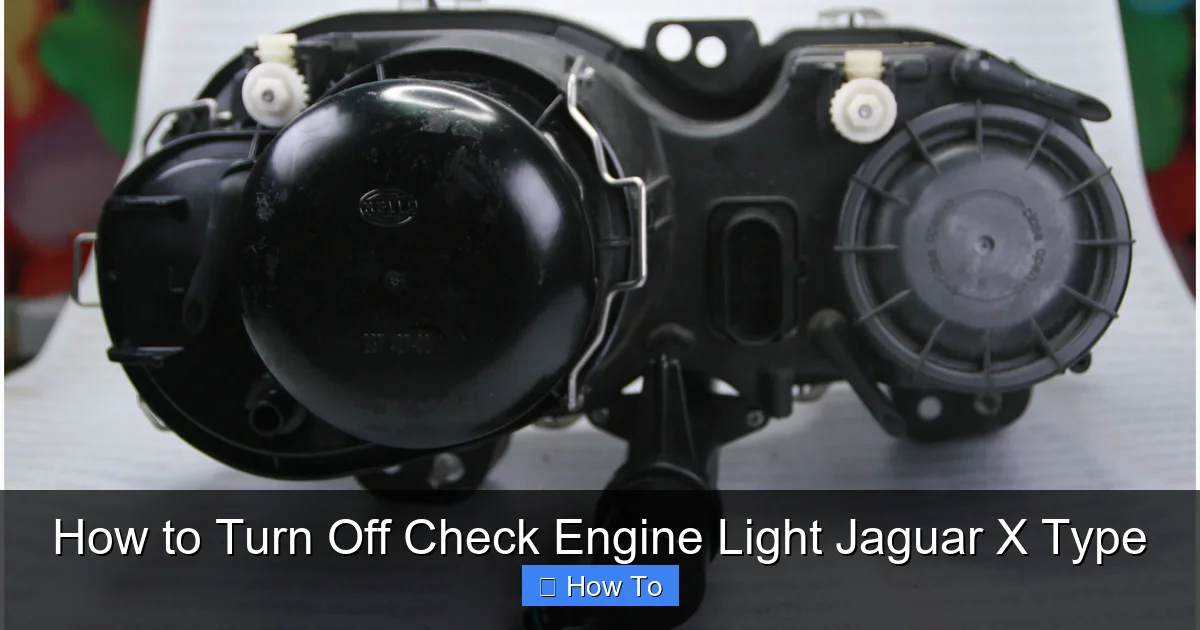 How to Turn Off Check Engine Light Jaguar X Type