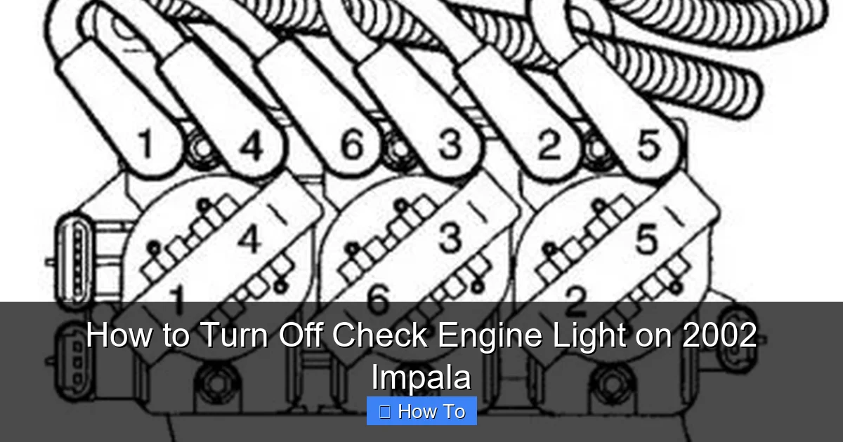 How to Turn Off Check Engine Light on 2002 Impala