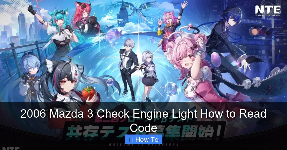 2006 Mazda 3 Check Engine Light How to Read Code