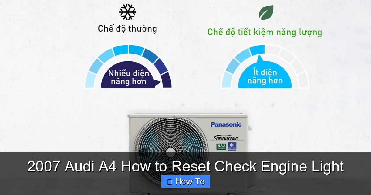 2007 Audi A4 How to Reset Check Engine Light