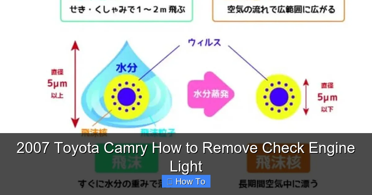 2007 Toyota Camry How to Remove Check Engine Light