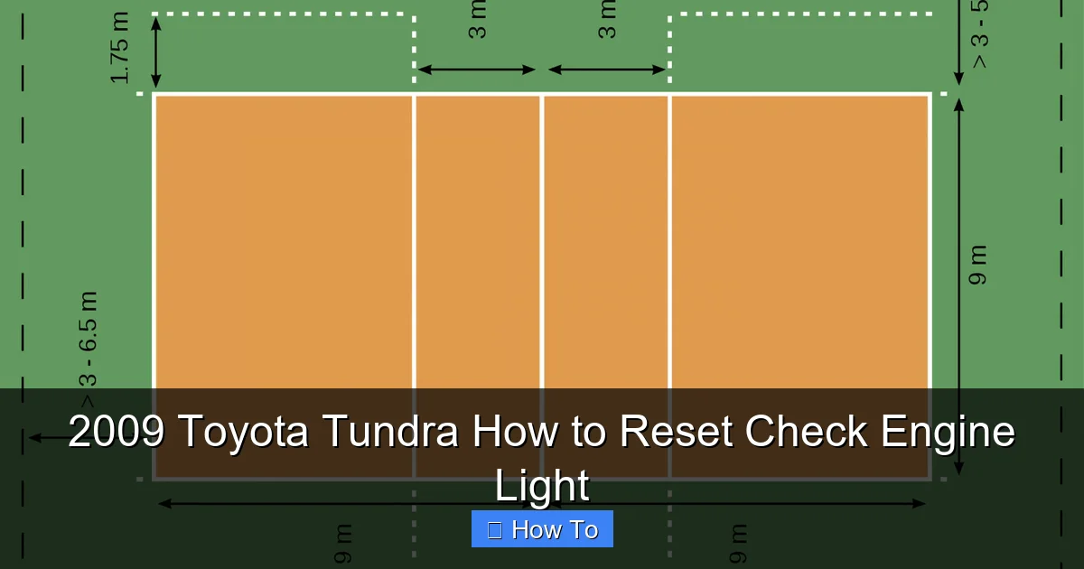2009 Toyota Tundra How to Reset Check Engine Light