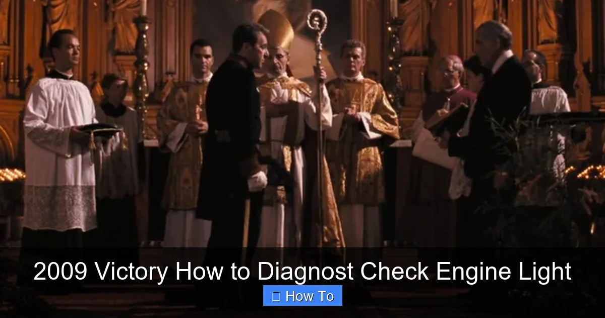 2009 Victory How to Diagnost Check Engine Light