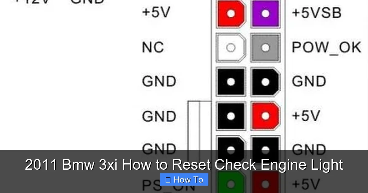 2011 Bmw 3xi How to Reset Check Engine Light