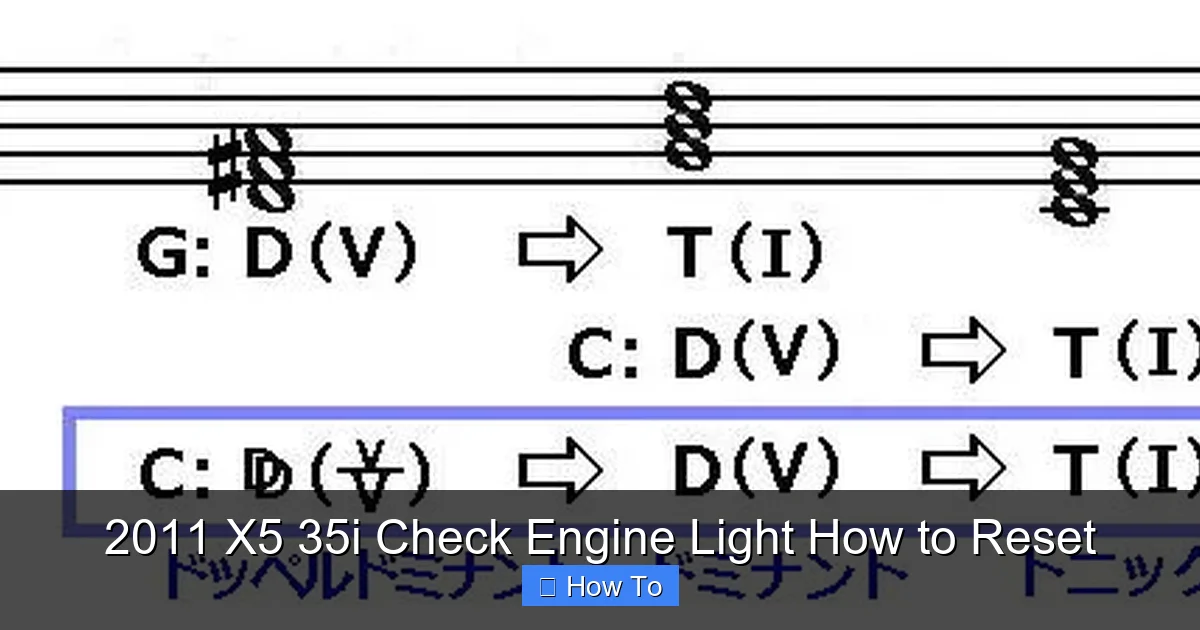 2011 X5 35i Check Engine Light How to Reset