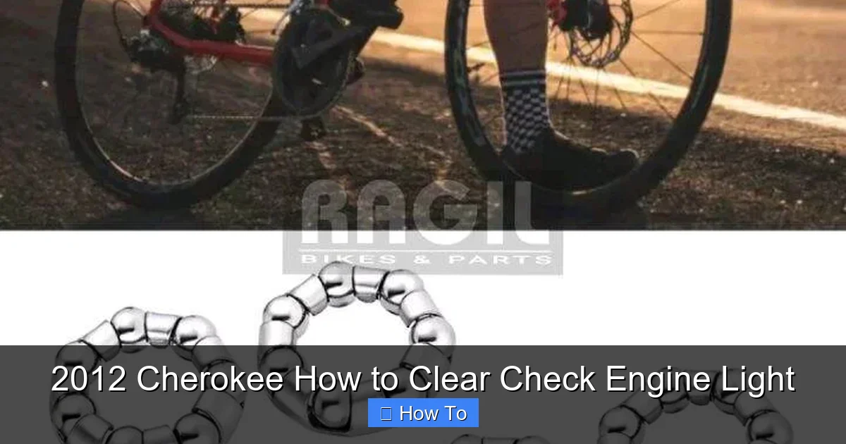 2012 Cherokee How to Clear Check Engine Light