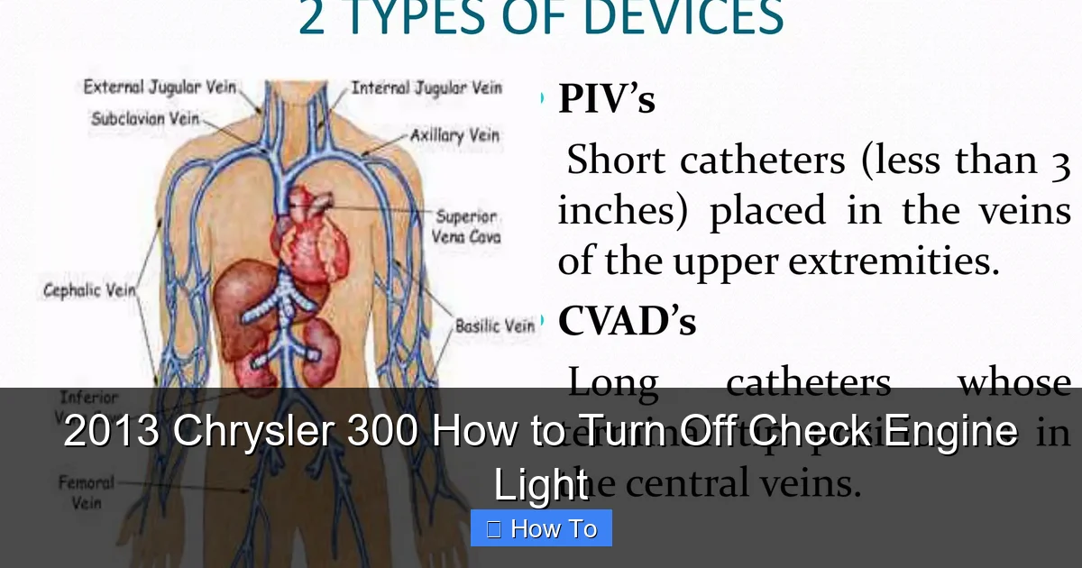2013 Chrysler 300 How to Turn Off Check Engine Light