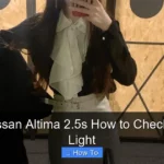 2013 Nissan Altima 2.5s How to Check Engine Light