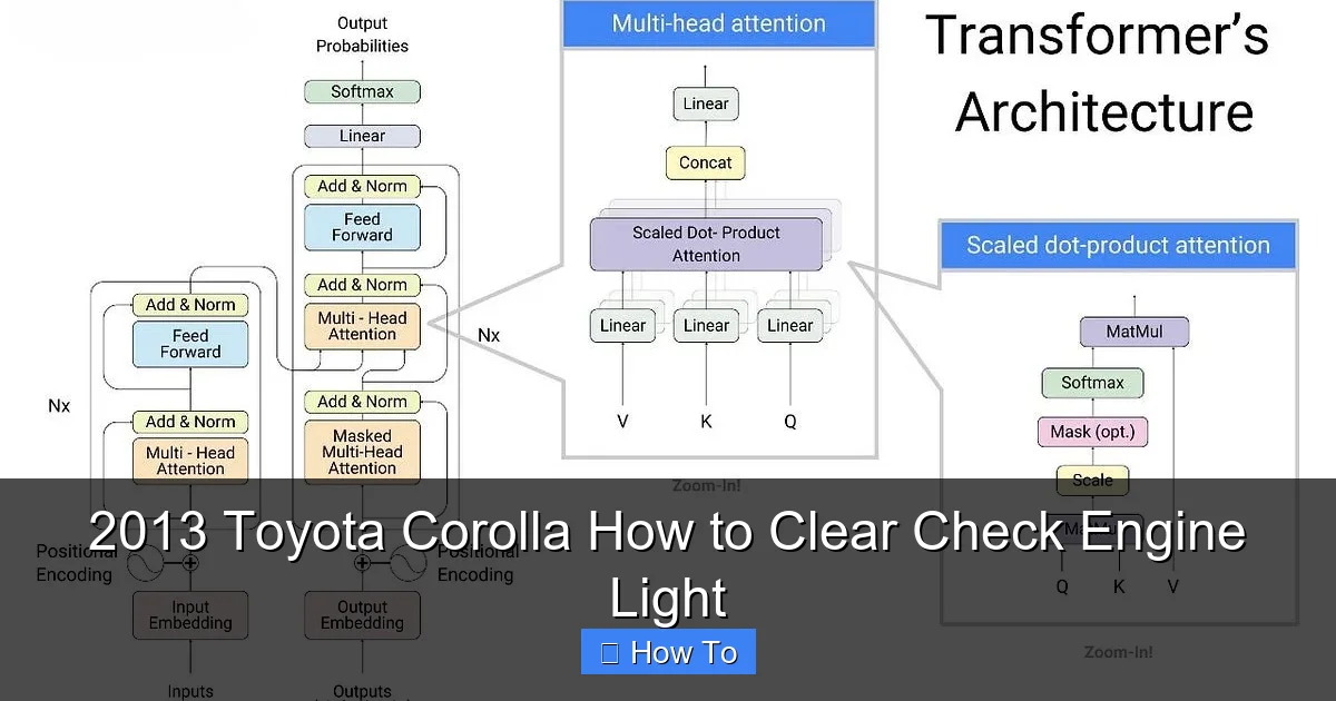 2013 Toyota Corolla How to Clear Check Engine Light