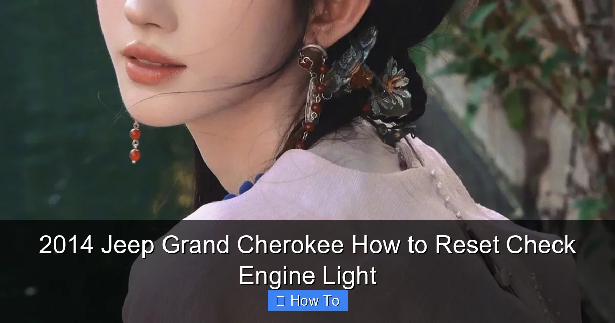 2014 Jeep Grand Cherokee How to Reset Check Engine Light