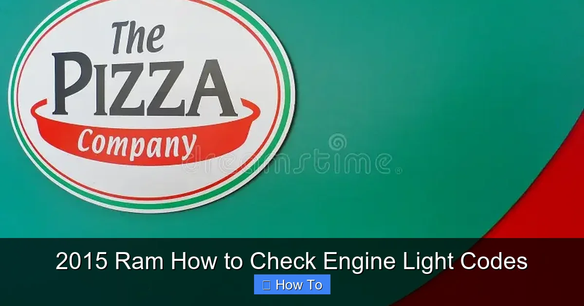 2015 Ram How to Check Engine Light Codes