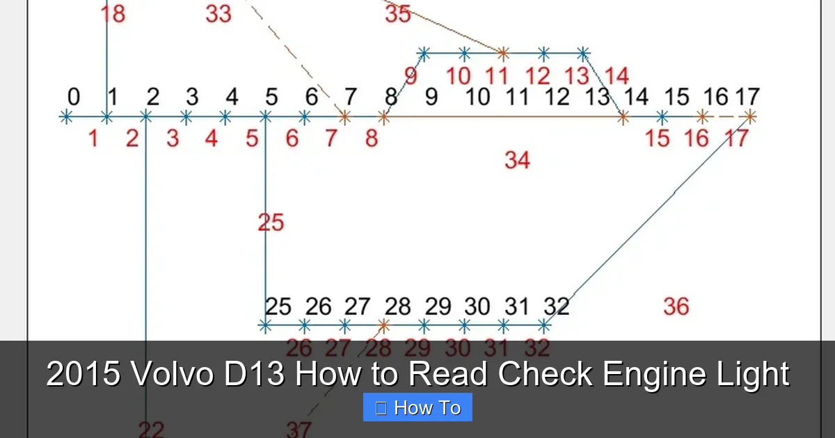 2015 Volvo D13 How to Read Check Engine Light