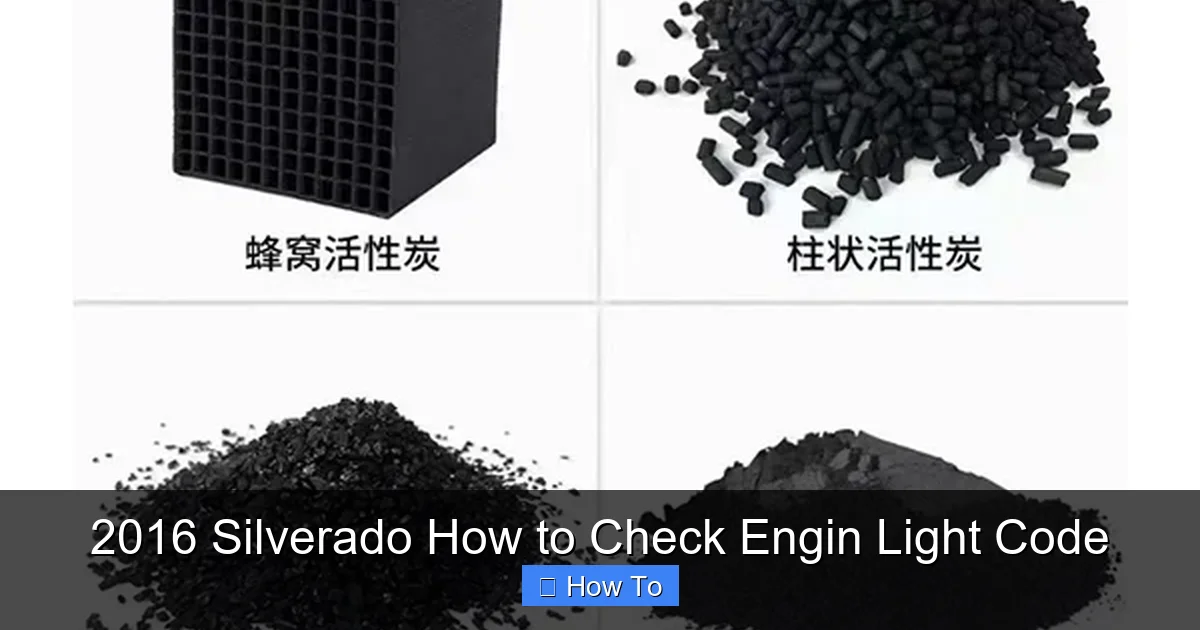 2016 Silverado How to Check Engin Light Code