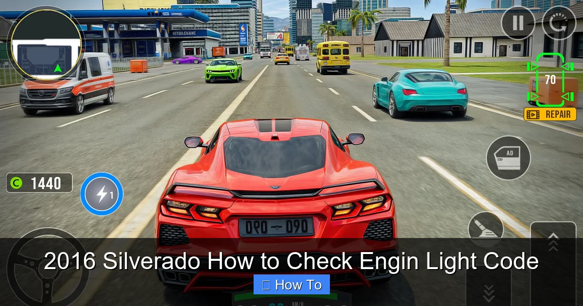 2016 Silverado How to Check Engin Light Code